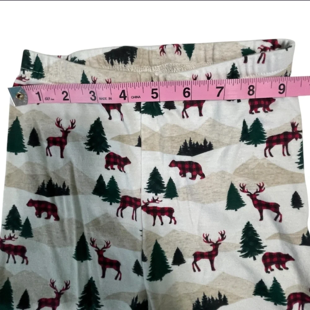 Kids Pajamas - Red/White/Green Winter Themed